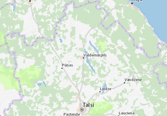 Kaart Plattegrond Valdemārpils