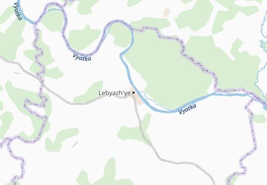 Mapa Lebyazh&#x27;ye