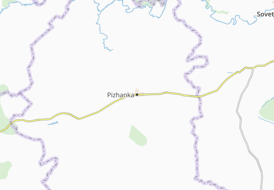 Kaart Plattegrond Pizhanka