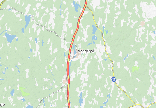 Mapa Vaggeryd