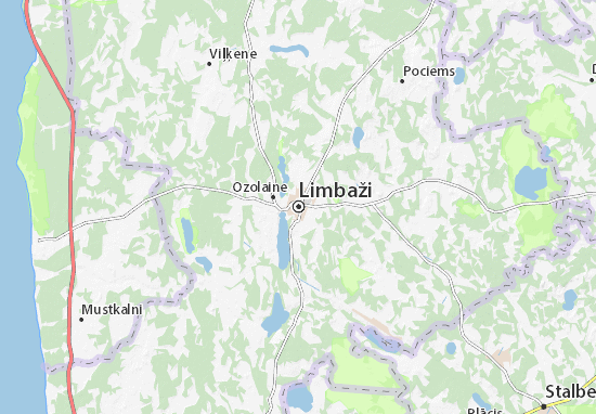 Limbaži Map