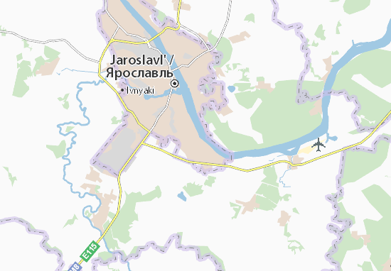 Carte-Plan Jaroslavl&#x27;
