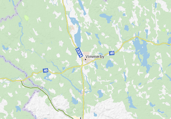 Kaart Plattegrond Vimmerby