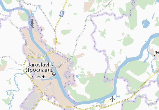 Karte Stadtplan Zavolzh&#x27;ye
