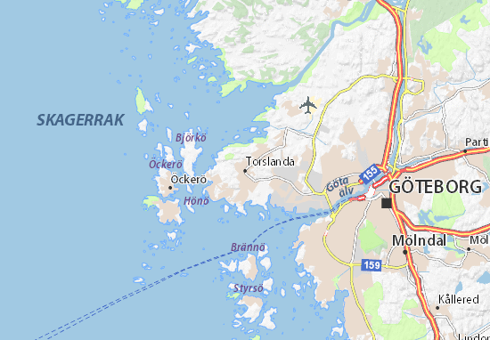 Karte Stadtplan Torslanda