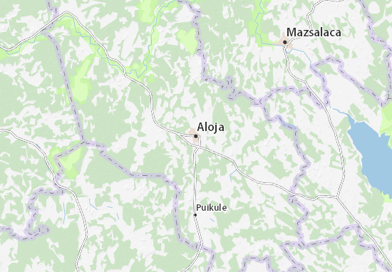 Kaart Plattegrond Aloja