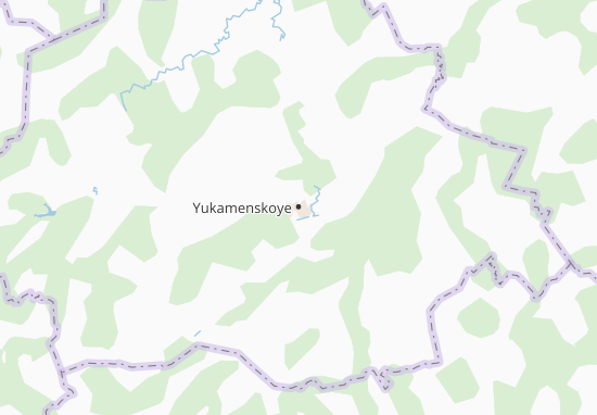 Karte Stadtplan Yukamenskoye