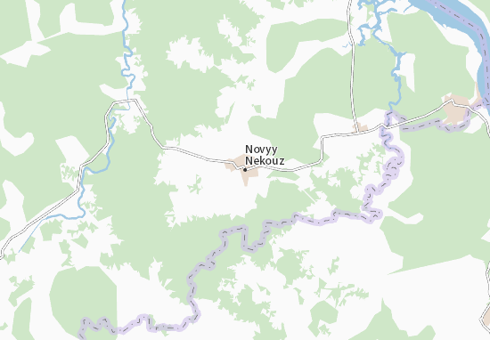 Mapa Novyy Nekouz