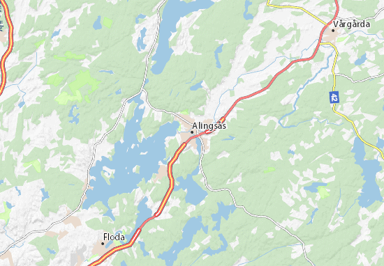 Karte Stadtplan Alingsås