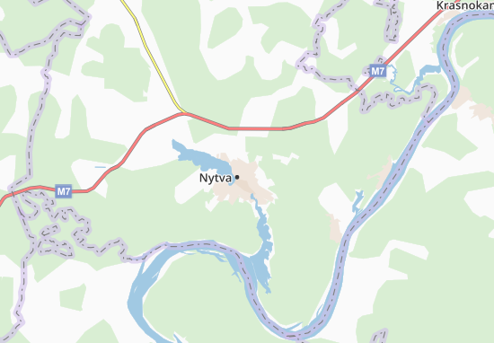 Karte Stadtplan Nytva