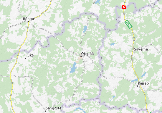 Kaart Plattegrond Otepää