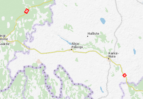 Karte Stadtplan Abja-Paluoja