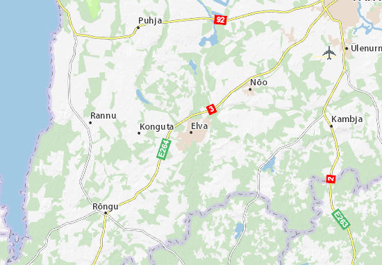 Mapa Elva