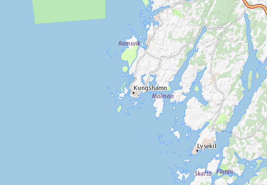 Kaart Plattegrond Kungshamn
