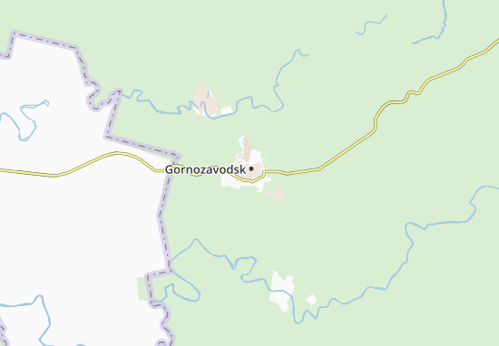 Kaart Plattegrond Gornozavodsk