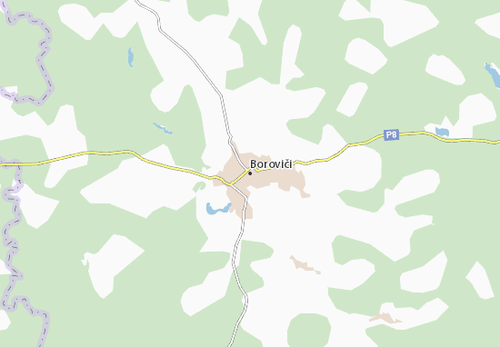 Mapa Boroviči