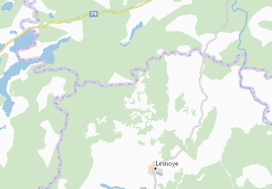 Mapa Abakumovo
