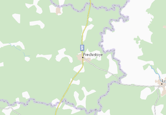 Kaart Plattegrond Prechistoye
