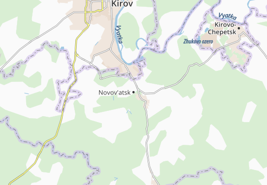 Carte-Plan Novov&#x27;atsk