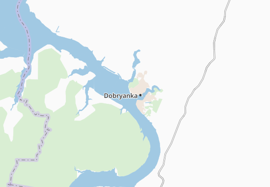 Mapa Dobryanka