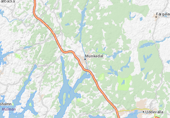 Mapa Munkedal