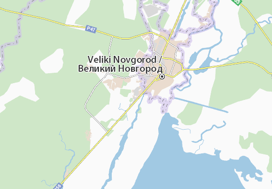 Karte Stadtplan Pankovka