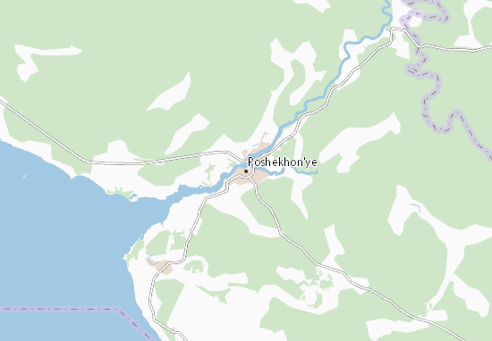Mapa Poshekhon&#x27;ye