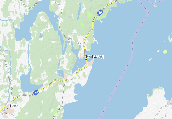Kaart Plattegrond Karlsborg