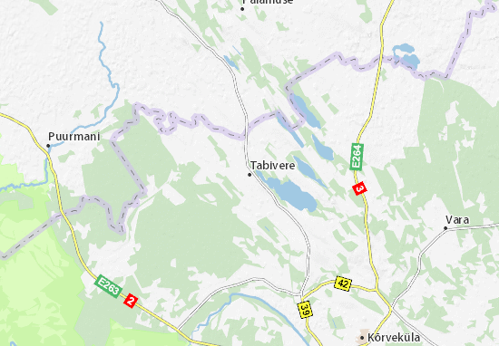 Karte Stadtplan Tabivere