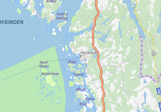 Strömstad Map