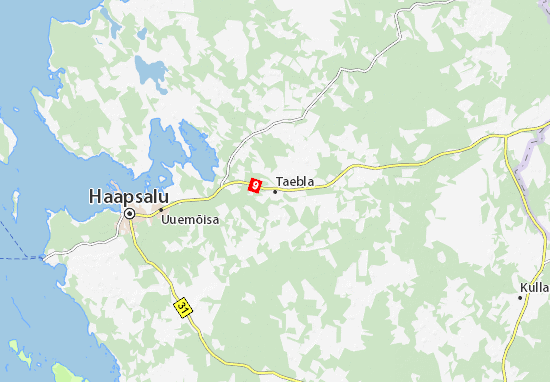 Mapa Taebla