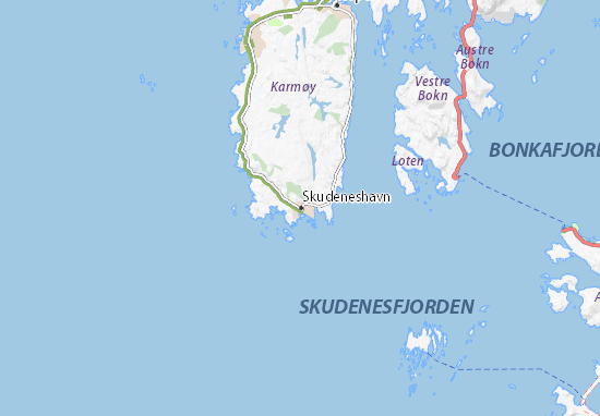 Kaart Plattegrond Skudeneshavn