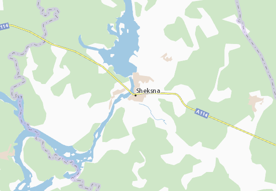 Sheksna Map