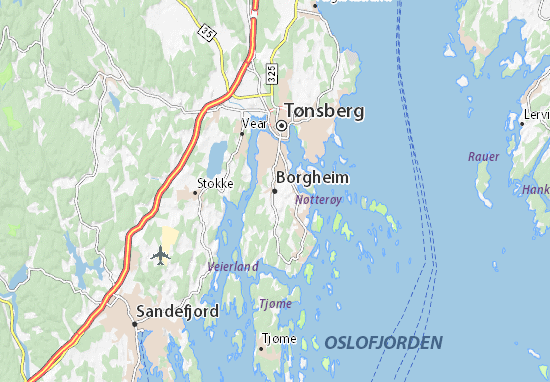 Mapa Borgheim