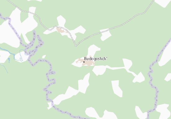 Mapa Budogoshch&#x27;