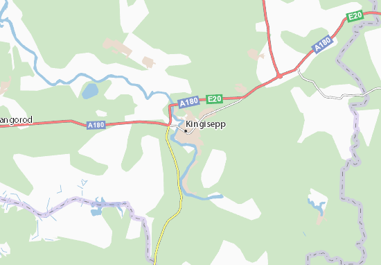 Kaart Plattegrond Kingisepp
