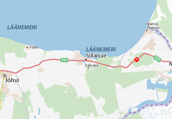 Karte Stadtplan Sillamäe