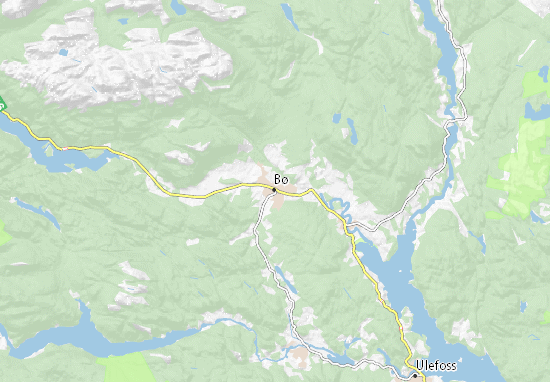 Mapa Plano Bø