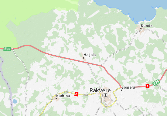 Mapa Haljala