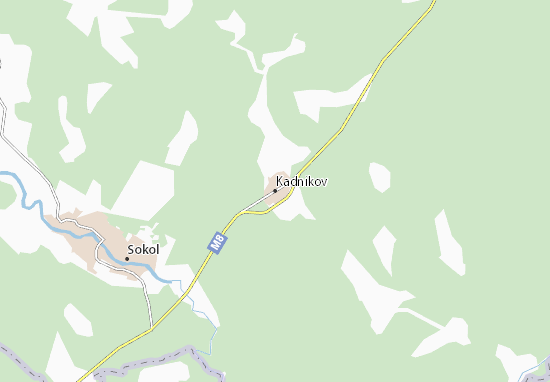 Kaart Plattegrond Kadnikov
