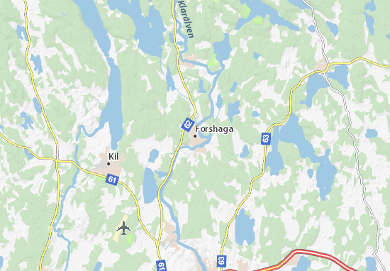 Karte Stadtplan Forshaga