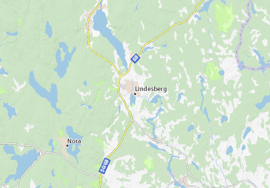 Mapa Plano Lindesberg