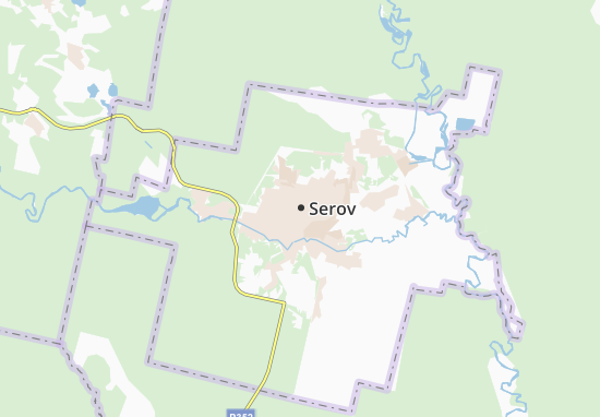 Mapa Serov