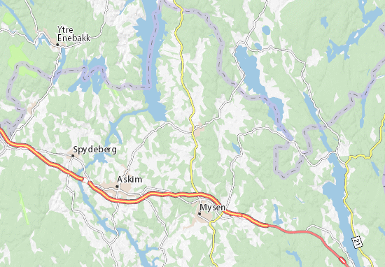 Mapa Skjønhaug