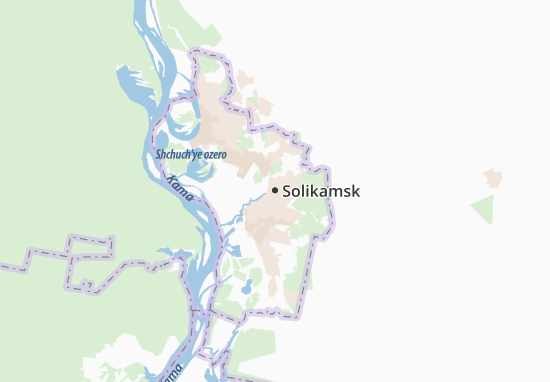 Karte Stadtplan Solikamsk