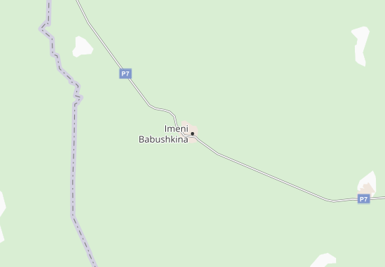 Kaart Plattegrond Imeni Babushkina