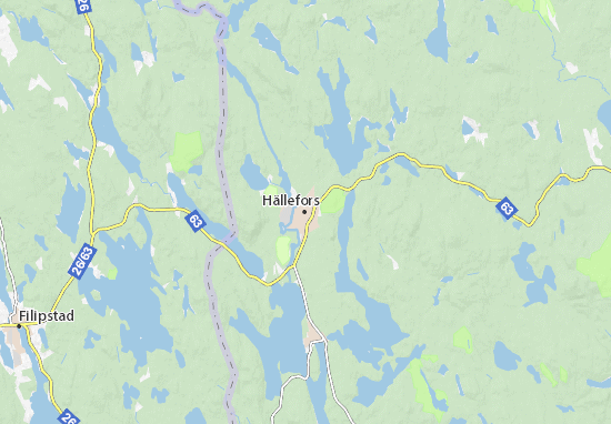 Hällefors Map
