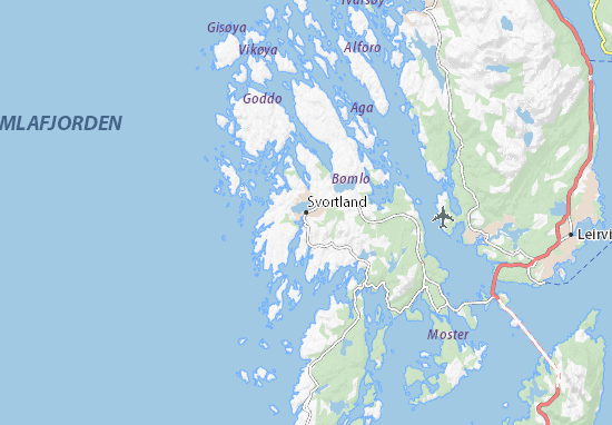 Karte Stadtplan Svortland