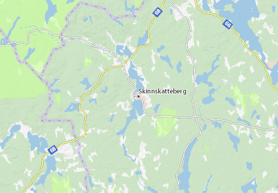 Kaart Plattegrond Skinnskatteberg