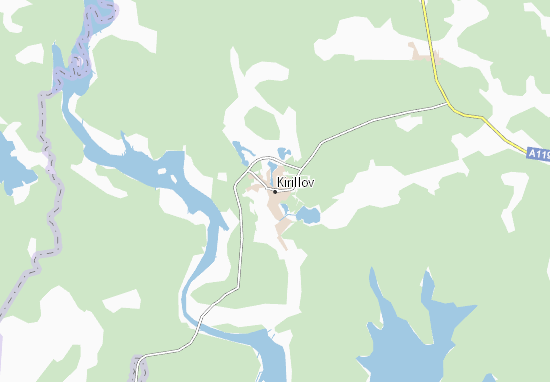 Karte Stadtplan Kirillov